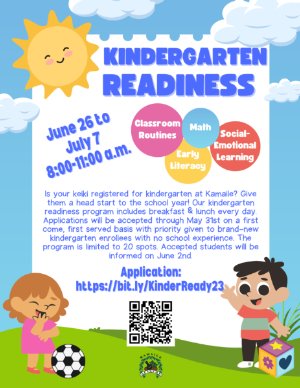 Kinder Readiness Program Registration